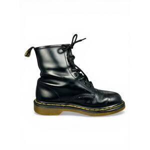 Dr. Martens 1460 Women's Black Smooth Leather 8 Eye Combat Boots Size 6 Grunge